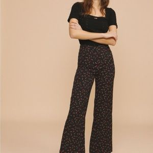 Pants Rouje Womens Gino Pants Mini tulipe noir